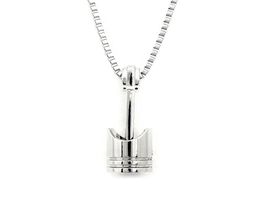 Mini Engine Piston Pendant Stainless Steel Necklace Biker Motorcycle Enthusiast Torque Necklaces Men Punk Rocking Jewelry SN637208827