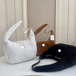 LL yoga bags Designer Fashion Mini Shoulder Bag Plush and Nylon Tote 4L capacity Daily sports and leisure handbag