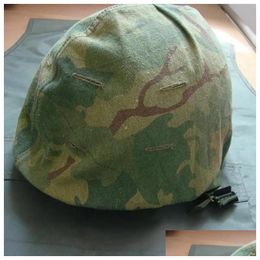 Cheerleading Tomwang2012 Vietnam War Us Army M1 Helmet Er Mitchell Camouflage Splinter 230425 Drop Delivery Sports Outdoors Athletic Dhlf1