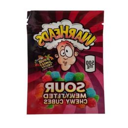 500mg Bag Selling Fruity Chewy Cubes Warheads Package Bags Hmrjt