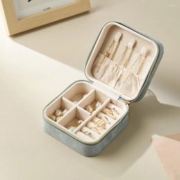 Jewelry Pouches High-end Classified Storage Holder Solid Color Case Smooth Surface Organizer Box Tool