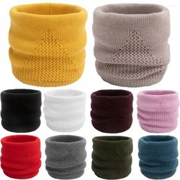 Bandanas Keep Warm Neck Gaiter Daily Knitted Half Face Mask Ski Tube Scarf Outdoor