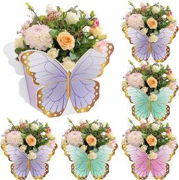 612 Pcs Butterfly Centerpieces Tea Party Favors Table Decor for Baby Shower Birthday Wedding Themed Supplies 240104