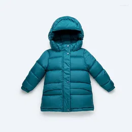 Down Coat Elegant Winter Jackets For Kids Baby Girls Puffer Duck Toddler Boys Hooded Outerwear Thick Warm Children Snowsuits