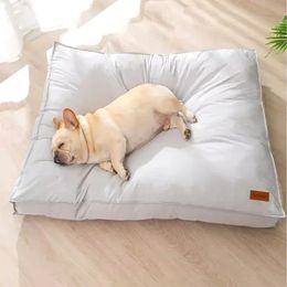 Pet Sleeping Bed Thicken Big Dog Mat for Medium Large Dogs Removable Waterproof Soft Kennel House Supplies 240103