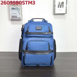 Nylon TUMIIS Men Commuter Travel Back Backpack Business Luxury Mens Pocket Designer Men's Pack Handbag Books Multi Bags Computer Ballistic 2603580stm3 1kx1