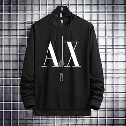 Men's Sweaters Men's Sweater Sportswear Tops Letter Printed Male Hoodies Sweatshirt Design Round Neck Hoody Fleece Pullover Fashion StreetwearL231113