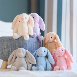 Easter Bunny Plush Toy Party Long eared Rabbit Rag Doll Childrens Holiday Gift Bedroom Decoration 12inch 30cm 4 Styles ZZ