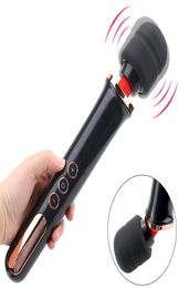 10 Frequency Powerful Clit Vibrator AV Magic Wand Clitoral Stimulator Waterproof Masturbator Sex Toys for Women Body Massager5515770