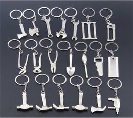 Keychains For Men Car Bag KeyRing Outdoor Combination Tool Portable Mini Utility Pocket Clasp Ruler Hammer Wrench Pliers Shovel 222289817