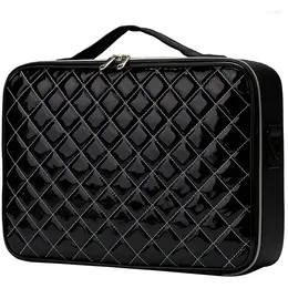 Cosmetic Bags 2024 Professional Makeup Organizer Case Bolso Mujer Bag Large Make Up Storage Multilayer Suitcase
