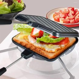 Pans Sandwich Maker Double Sided Dog Toaster High Temperature Resistant Multifunctional For Breakfast Pancakes Toast Omelets