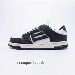 women Casual Panda High Edition Top Bone Chunky Black Shoe Mens shoes Sneakers Skel Shoes Low Designer amirrs White Little Quality 2024 New Board QBSK