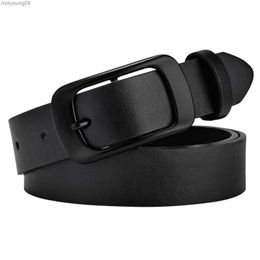 Belts Women PU Leather Jeans Belt Minimalist Solid Fashion Buckle Decoration Leather Belt for -up with Jeans