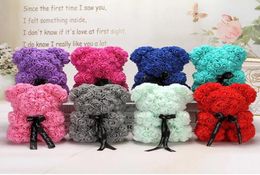 10pcs New Valentine039s Day Gift PE Rose Bear Toys Stuffed Full Of Love Romantic Teddy Bears Doll Cute GirlFriend Children Pres7958665