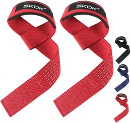 Padded Cotton Lifting Straps for Deadlifts Weight Lifting Wrist Support Belt Crossfit Hand Grips Fitness Bodybuilding Gym 240104