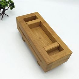 Wooden Sushi Mould Rectangular Maker Press Mould Box DIY Making Kit Japanese Traditional Food Cooking Kitchen Tool 240103