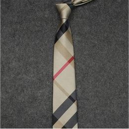 2024 Novo moda seda tie masculina marca clássica clássica casual jovem homem ladries designer s de alta qualidade caixa de presentes artesanais