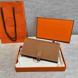 luxury Designer men Wallet bag fashion purse classic card bag solid Colour original factory TC leather Premium neutral coin purse Top Quality CardHolder
