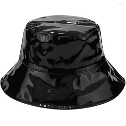 Berets Wide Brim Bucket Cap Women Rain Hats Waterproof Hat Fisherman Hiking For Men Outdoor