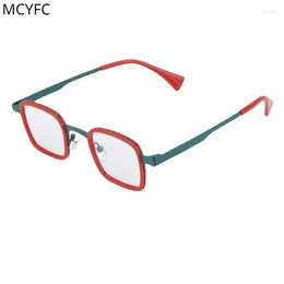 Sunglasses Frames MCYFC Fashion Ultra-light Metal Glasses Frame Colour Myopia Eyeglasses Can Be Matched With Anti-blue Light Prescription