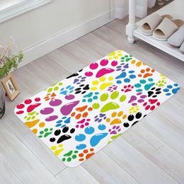 Carpets Color Dog Claw Floor Mat Entrance Door Living Room Kitchen Rug Non-Slip Carpet Bathroom Doormat Home Decor