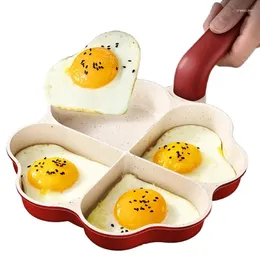 Pans Egg Frying Pan Hamburger Bun Pancakes Grill Heart Shaped Bacon Pot For Breakfast Eggs Cooking Kitchen Gadgets