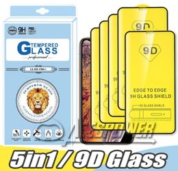 9D Screen Protector Full Cover Tempered Glass for Iphone 13 Mini 12 Pro Max 11 X XS XR SE with Package2296491