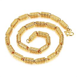 New fashion men necklace hip hop gold chain dubai 24k gold Jewellery necklace