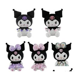 Animals Stuffed Plush Animals Kawaii Kuromi Cartoon Dolls Toys Soft Model Lovely Toy For Children Girls Fans Wholesale Drop Delivery Gifts