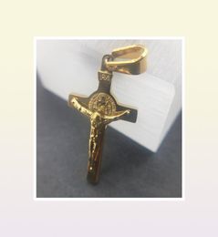 2020 High quality Vine 18K gold Chain Necklace Jesus Religious Pendant Necklace for Women men Charm fine Jewellery Gifts6393755