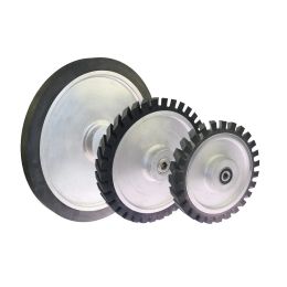 wholesale 25mm Width Grinder Parts Contact Wheel Sanding Belt Polishing Wheel ZZ