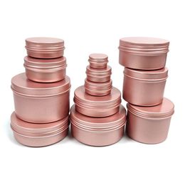 Metal Tin Can Container Round Aluminium Jar Can 10g 15g 20g 25g 30g 50g 60g 80g 100g Stored Cosmetic Aluminium Tins