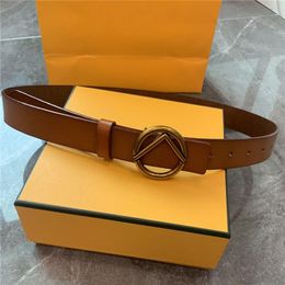 Women Fashion Buckle Cowskin Designer Leather Belt Brand Classic Letter High Quality Vintage Womens Belts For Lady Width 2 8cm Wai247s