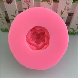 Baking Moulds Soap Making Tool 3d Flower Rose Silicone Mold Stamen Hand-fried Sugar Cake Tools Decors