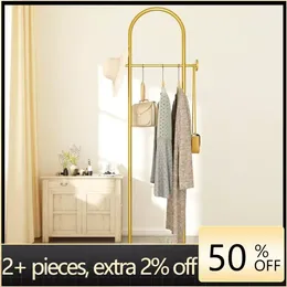 Hangers Hat Coat Hanger Stand Interior Laundry Rack To Hang Clothes Racks For Hanging Metal Gold Freestanding Modern.