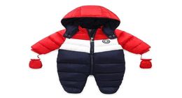 Bebek Bebek Kış Snowsuit Yenidoğan Kalın Dış Giyim Sürprizleri Polar Liner Bebek Kar Aıyısı Kapşonlu Tulum Çocuk Kıyafetleri 205039370