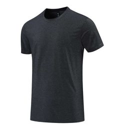 LL-R225 Men Yoga Outfit Gym T shirt Exercise & Fitness Wear Sportwear Trainning Basketball Running Ice Silk Shirts Outdoor Tops Short Sleeve Elastic Breathable