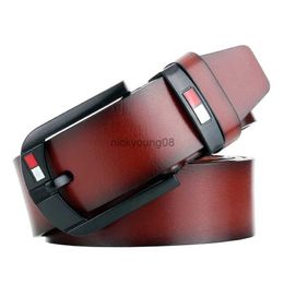 Belts Fashion Men's Pin Buckle Belt Autumn And Winter New High-Quality Retro Antique Design Belt Casual Imitation Leather Pants Belt