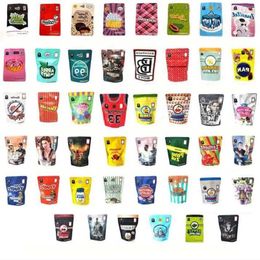 Empty 35g Package Mylar Bag Packaging Stand Up Pouches Heat Seal Resealable Bags Customization pack Isbrg