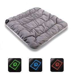 Adjustable Temperature Electric Heating Pad Cushion Chair Car Pet Body Winter Warmer 3 Level Blanket Comfortable Cat Dog 10W 240103