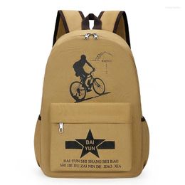 Backpack Men's Men Bag Mochila Durable Canvas Travelling School For Teen Stylish Elegant Laptop Bags