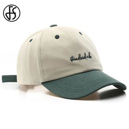 FS Green Baseball Cap For Men Women Brand Cotton Stylish Trucker Caps Streetwear Hip Hop Dad Hat Gorras Para Hombres 240103