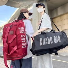 Sport Gym Bag Mens Fitness Travel Backpacks Large Capacity Waterproof Shoes Pack Man Sports Hand Shoulder Crossbody Bags XA16WA 240104