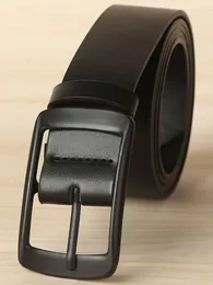Belts Fashion Classic Pu Leather Belt With Prong Buckle Dress For Men