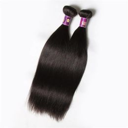 Wefts Cambodian Virgin Hair Straight Unprocessed Human Hair silky straight Brazilan Virgin hair 3 pcs/bundles lot Weaving Weaves