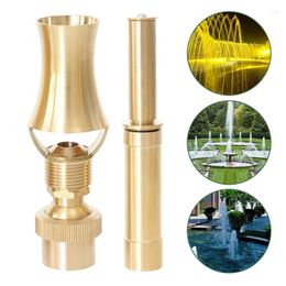 Garden Decorations 1/2" 3/4" 1" Adjustable Fountain Nozzles Head Brass Swimming Pool Decorative Sprinklers Outdoor Water Decoration