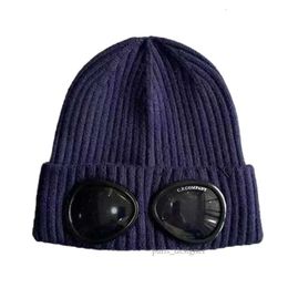 Stones Island Caps Men's Designer Ribbed Knit Lens Hats Women's Extra Fine Merino Wool Goggle Beanie Official Website Version CP 571 416 286