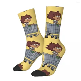 Men's Socks Hip Hop Retro Anne And Sasha Crazy Compression Unisex Amphibia Harajuku Seamless Printed Funny Novelty Crew Sock