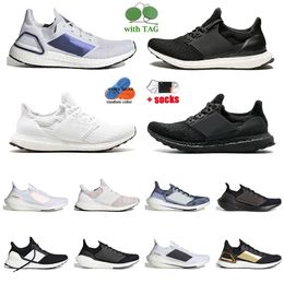Top Quality Ultraboosts 19 Running Shoes Ultra 4.0 White DNA Grey Three Candy Cane Night Flash Show Your Stripes Designer Tennis Plate-forme fashion Trainers Sneakers